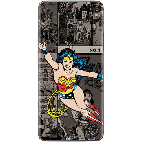DC Comics Wonder Woman Vintage pose pattern OnePlus 7 Pro Skin