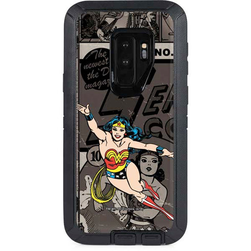 DC Comics Wonder Woman Vintage pose pattern Otterbox Defender Galaxy Skin
