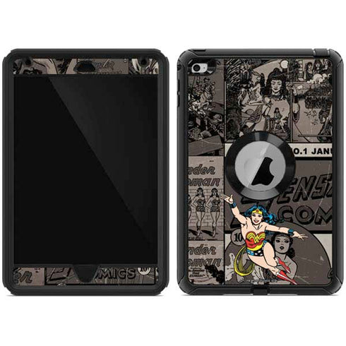 DC Comics Wonder Woman Vintage pose pattern Otterbox Defender iPad Skin