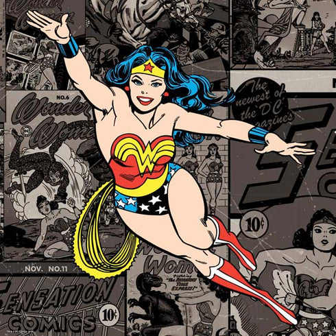 DC Comics Wonder Woman Vintage pose pattern PS4 Pro Bundle Skin