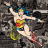 DC Comics Wonder Woman Vintage pose pattern PS4 Pro/Slim Controller Skin