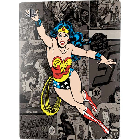 DC Comics Wonder Woman Vintage pose pattern PS5 Digital Edition Bundle Skin