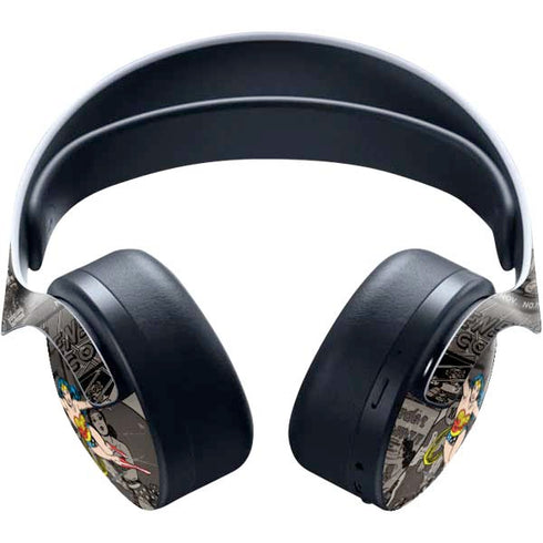 DC Comics Wonder Woman Vintage pose pattern PULSE 3D Wireless Headset for PS5 Skin