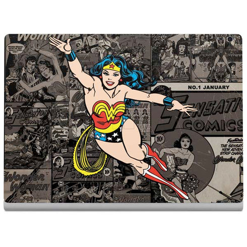 DC Comics Wonder Woman Vintage pose pattern Surface Book 2 15in Skin