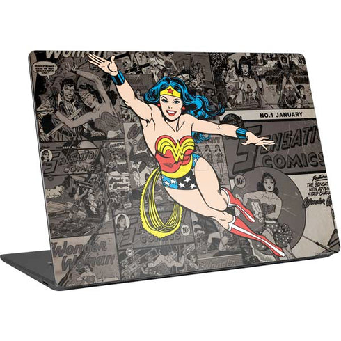 DC Comics Wonder Woman Vintage pose pattern Surface Laptop 4 15in Skin