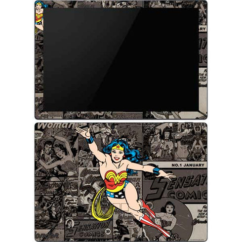 DC Comics Wonder Woman Vintage pose pattern Surface Pro 6 Skin