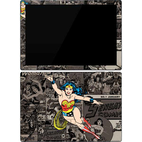 DC Comics Wonder Woman Vintage pose pattern Surface Pro 7 Skin