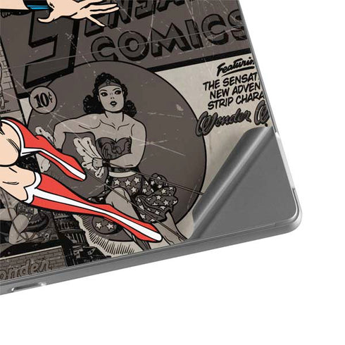 DC Comics Wonder Woman Vintage pose pattern Surface Pro 8 Skin