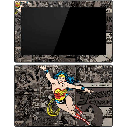 DC Comics Wonder Woman Vintage pose pattern Surface Pro Tablet Skin