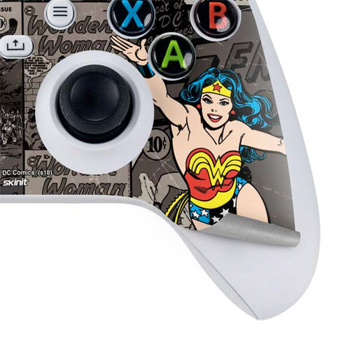 DC Comics Wonder Woman Vintage pose pattern Xbox Series S Controller Skin