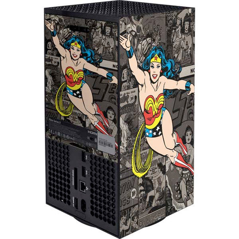 DC Comics Wonder Woman Vintage pose pattern Xbox Series X Bundle Skin
