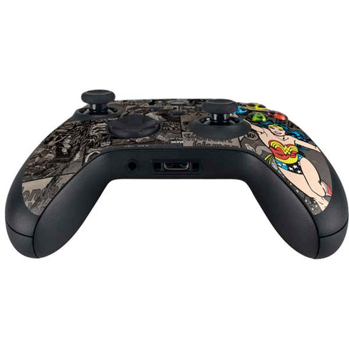 DC Comics Wonder Woman Vintage pose pattern Xbox Series X Controller Skin