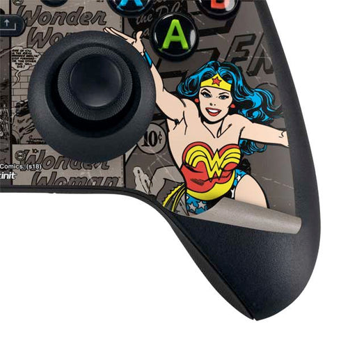 DC Comics Wonder Woman Vintage pose pattern Xbox Series X Controller Skin