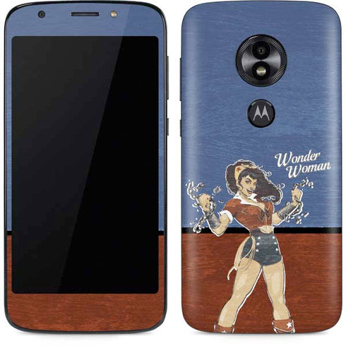 DC Comics Bombshells Wonder Woman Bombshell Moto E5 Play Skin