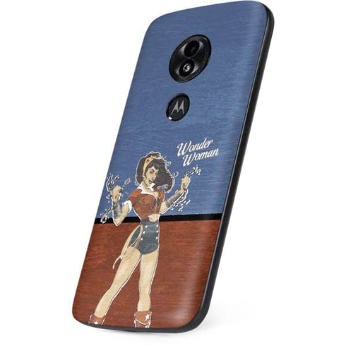 DC Comics Bombshells Wonder Woman Bombshell Moto E5 Play Skin