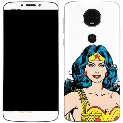 DC Comics Wonder Woman Classic Art Pose Moto E5 Plus Skin