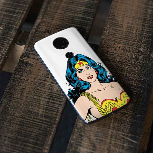 DC Comics Wonder Woman Classic Art Pose Moto E5 Plus Skin