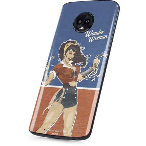 DC Comics Bombshells Wonder Woman Bombshell Moto G6 Skin