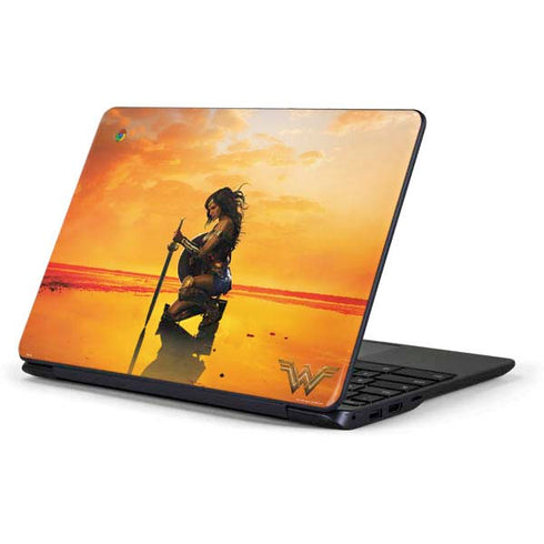 DC Comics Wonder Woman Character Movie Poster Samsung Chromebook Skin
