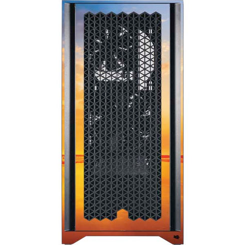 DC Comics Wonder Woman Character Movie Poster Corsair 4000D Tempered Glass Mid-Tower ATX Case Skin