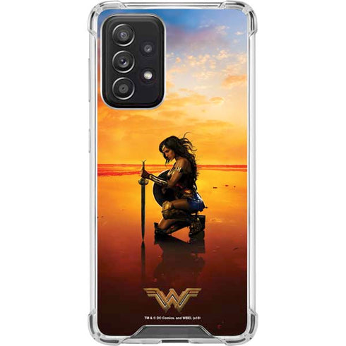 DC Comics Wonder Woman Character Movie Poster Galaxy A52 5G Clear Case