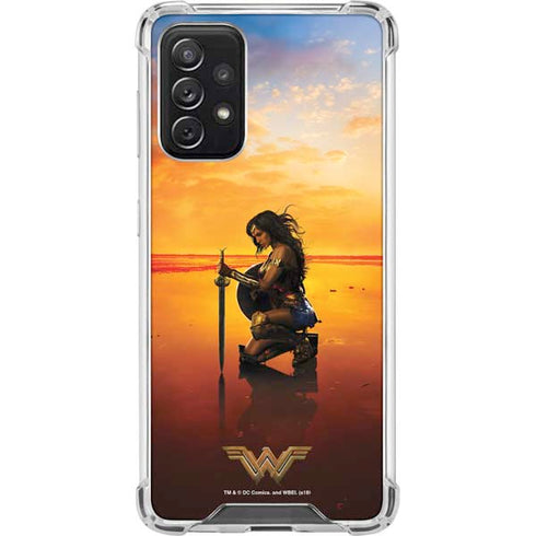 DC Comics Wonder Woman Character Movie Poster Galaxy A72 5G Clear Case