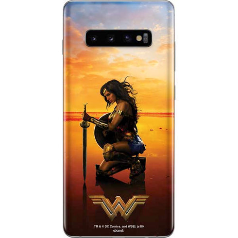 DC Comics Wonder Woman Character Movie Poster Galaxy S10 Plus Skin