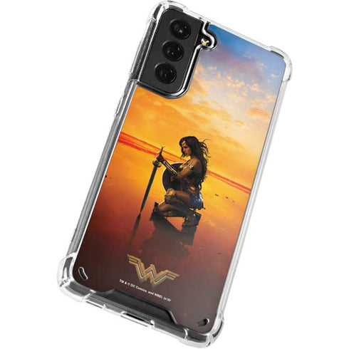 DC Comics Wonder Woman Character Movie Poster Galaxy S21 5G Clear Case
