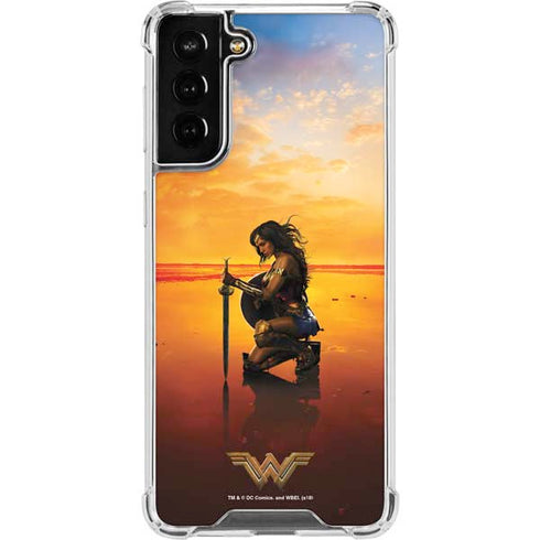 DC Comics Wonder Woman Character Movie Poster Galaxy S21 FE Clear Case