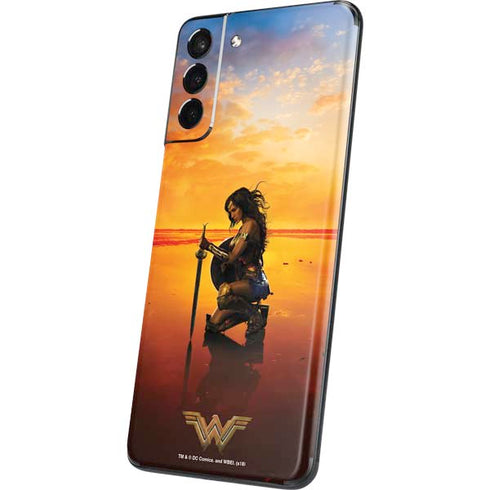 DC Comics Wonder Woman Character Movie Poster Galaxy S21 Plus 5G Skin