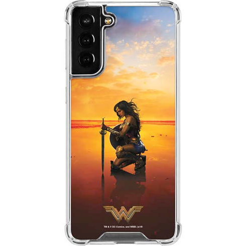 DC Comics Wonder Woman Character Movie Poster Galaxy S22 Plus Clear Case