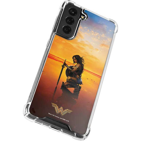 DC Comics Wonder Woman Character Movie Poster Galaxy S22 Plus Clear Case