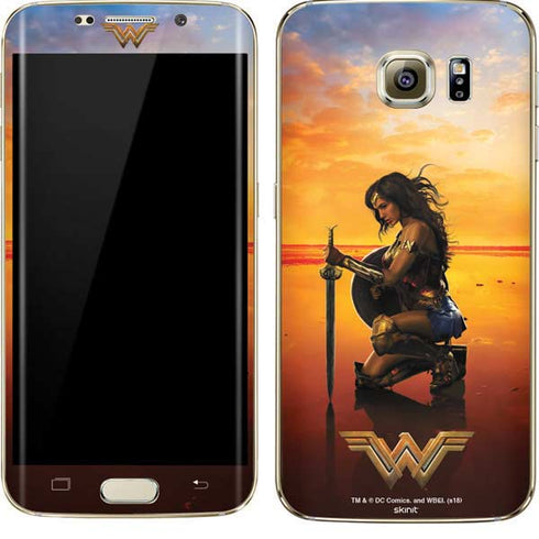 DC Comics Wonder Woman Character Movie Poster Galaxy S7 Edge Skin