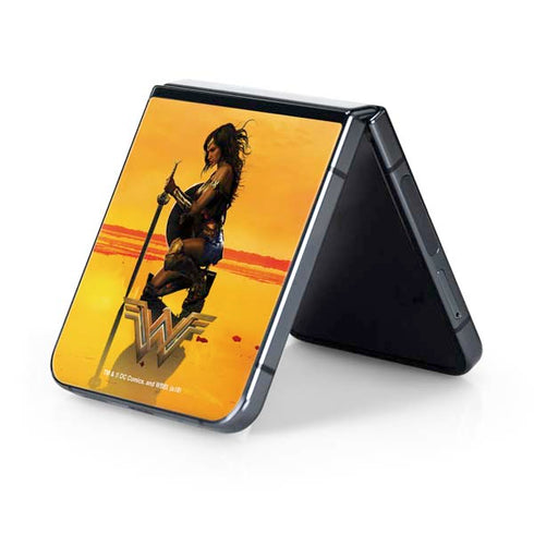 DC Comics Wonder Woman Character Movie Poster Galaxy Z Flip5 5G Skin