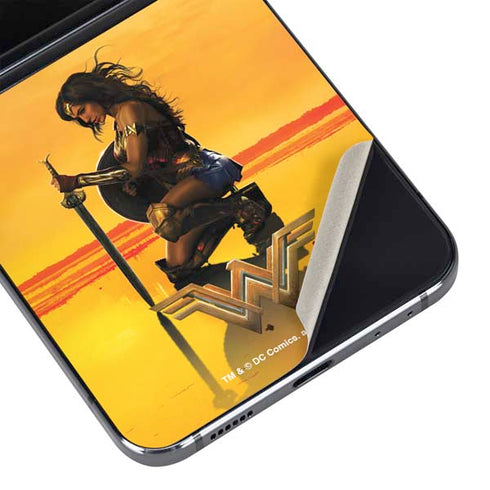 DC Comics Wonder Woman Character Movie Poster Galaxy Z Flip5 5G Skin