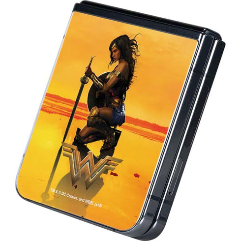DC Comics Wonder Woman Character Movie Poster Galaxy Z Flip5 5G Skin