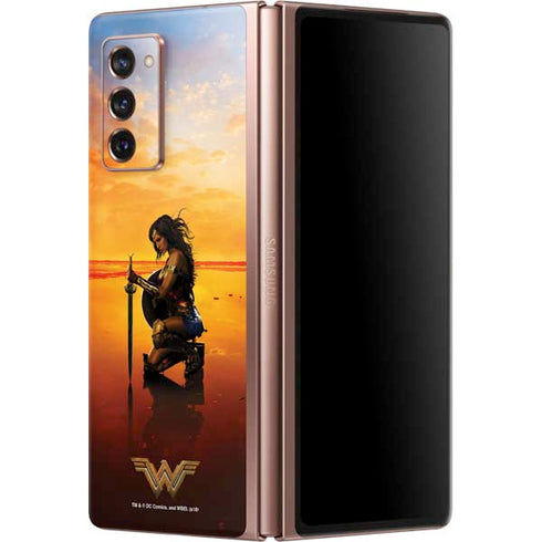 DC Comics Wonder Woman Character Movie Poster Galaxy Z Fold2 5G Skin