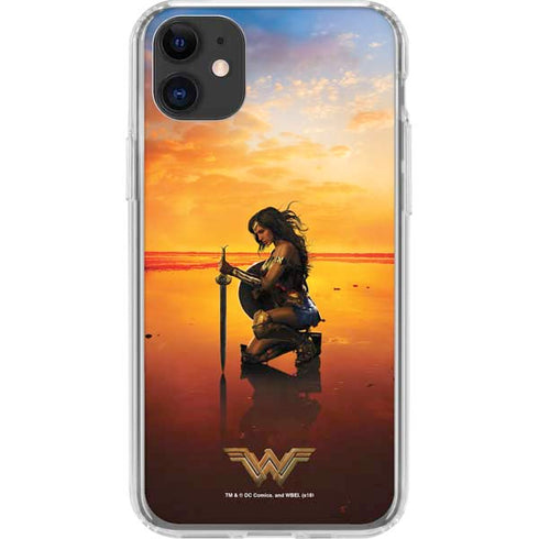 DC Comics Wonder Woman Character Movie Poster iPhone 11 Clear Case