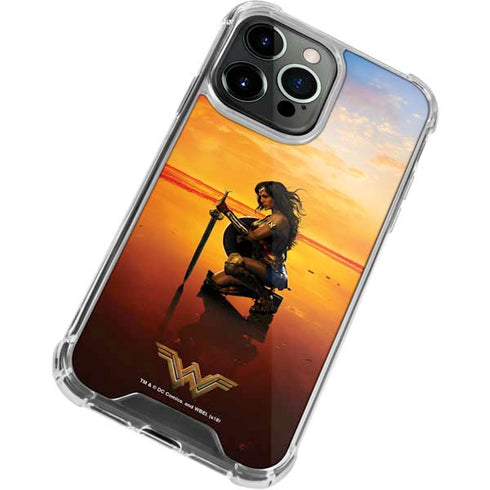 DC Comics Wonder Woman Character Movie Poster iPhone 13 Pro Clear Case