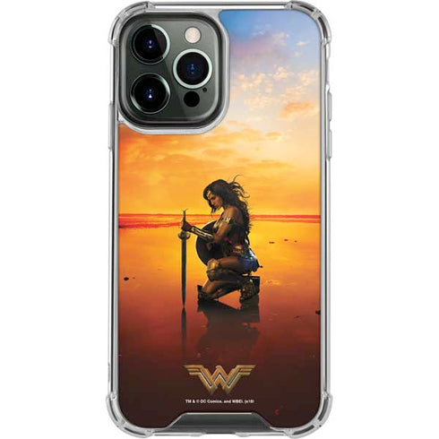 DC Comics Wonder Woman Character Movie Poster iPhone 14 Pro Max Clear Case