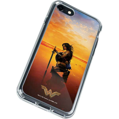 DC Comics Wonder Woman Character Movie Poster iPhone SE (2nd & 3rd Gen) Clear Case