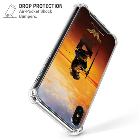 DC Comics Wonder Woman Character Movie Poster iPhone XS Max Clear Case