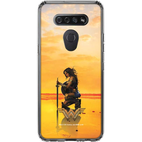 DC Comics Wonder Woman Character Movie Poster LG K51/Q51 Clear Case