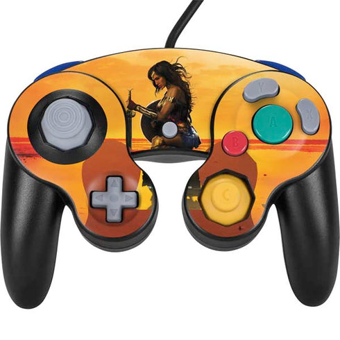 DC Comics Wonder Woman Character Movie Poster Nintendo GameCube Controller Skin
