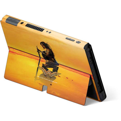 DC Comics Wonder Woman Character Movie Poster Nintendo Switch OLED (2021) Skin
