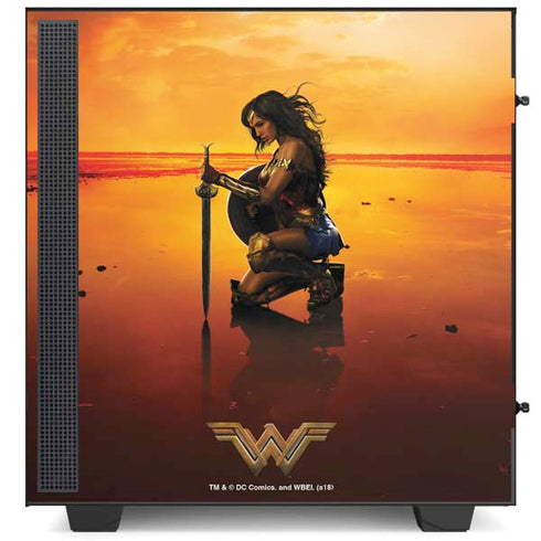 DC Comics Wonder Woman Character Movie Poster NZXT H510 Compact ATX Mid-Tower Case Skin
