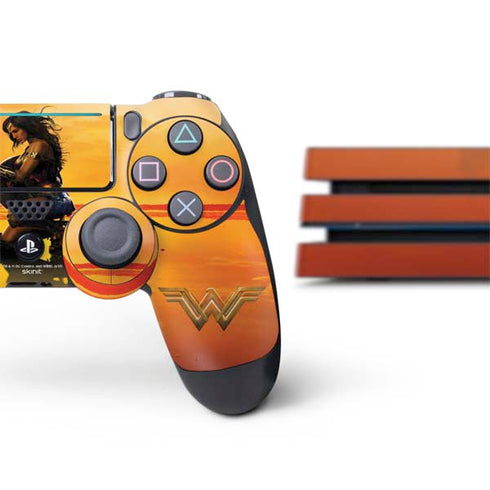 DC Comics Wonder Woman Character Movie Poster PS4 Pro Bundle Skin