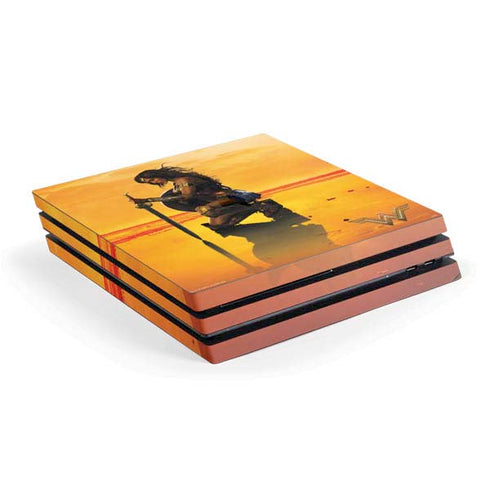 DC Comics Wonder Woman Character Movie Poster PS4 Pro Console Skin