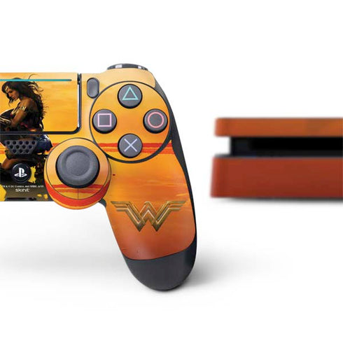 DC Comics Wonder Woman Character Movie Poster PS4 Slim Bundle Skin