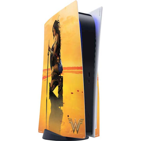 DC Comics Wonder Woman Character Movie Poster PS5 Console Skin